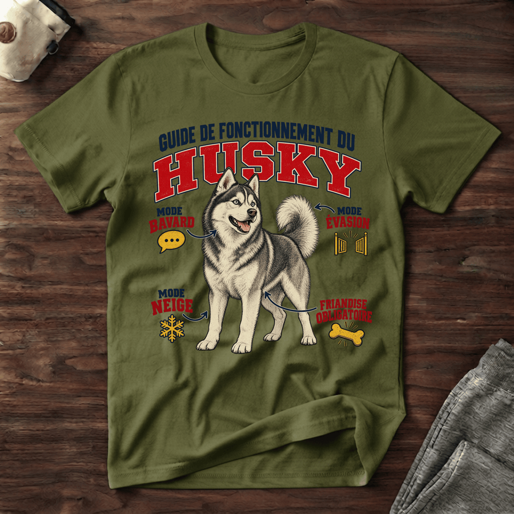 Guide de Fonctionnement du Husky - T-Shirt