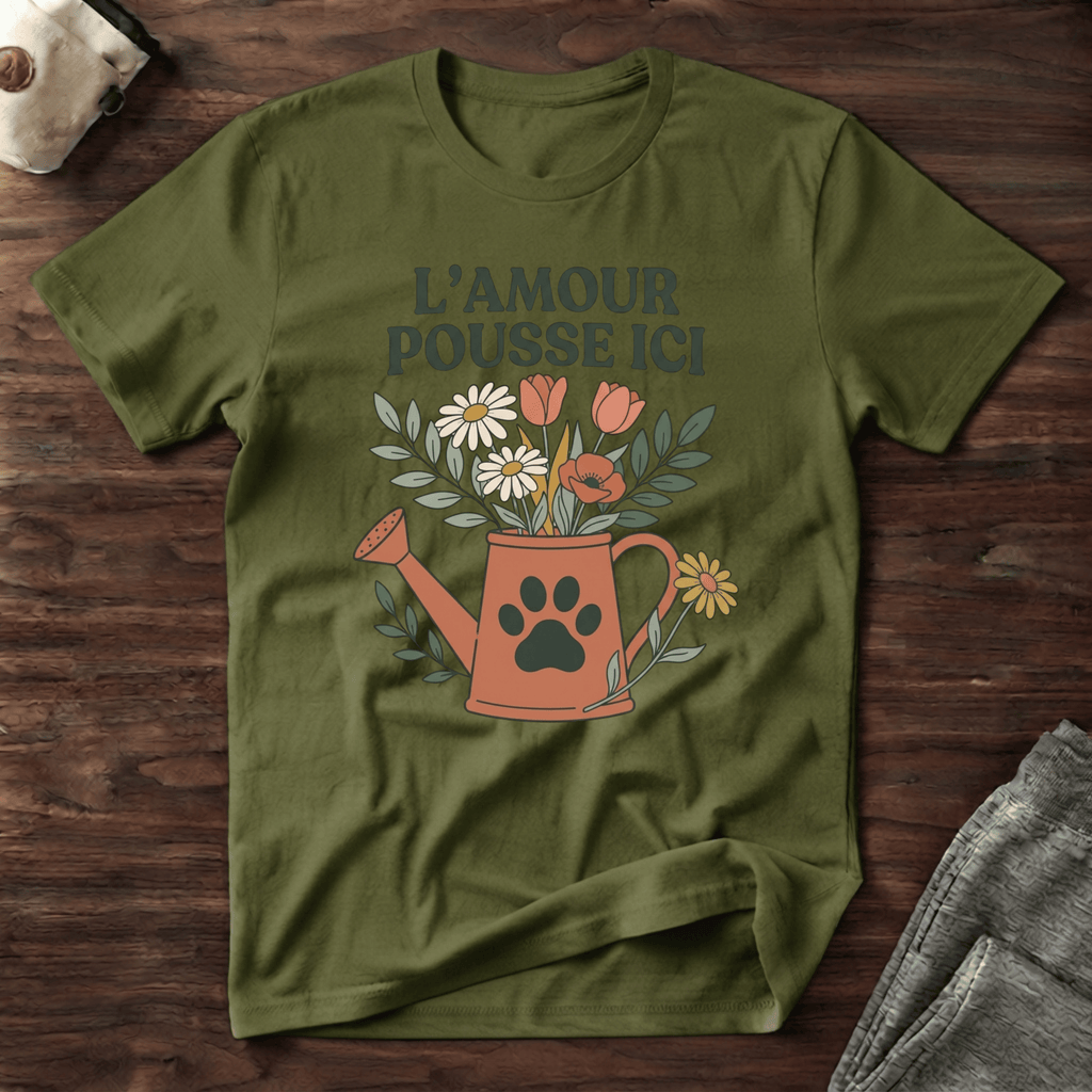 L'amour pousse ici - T-Shirt