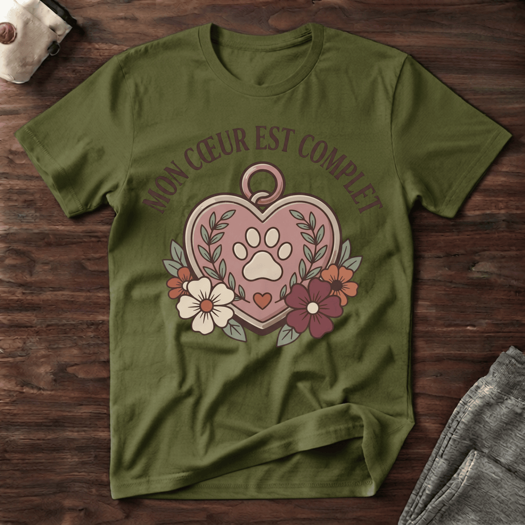 Mon coeur est complet - T-Shirt