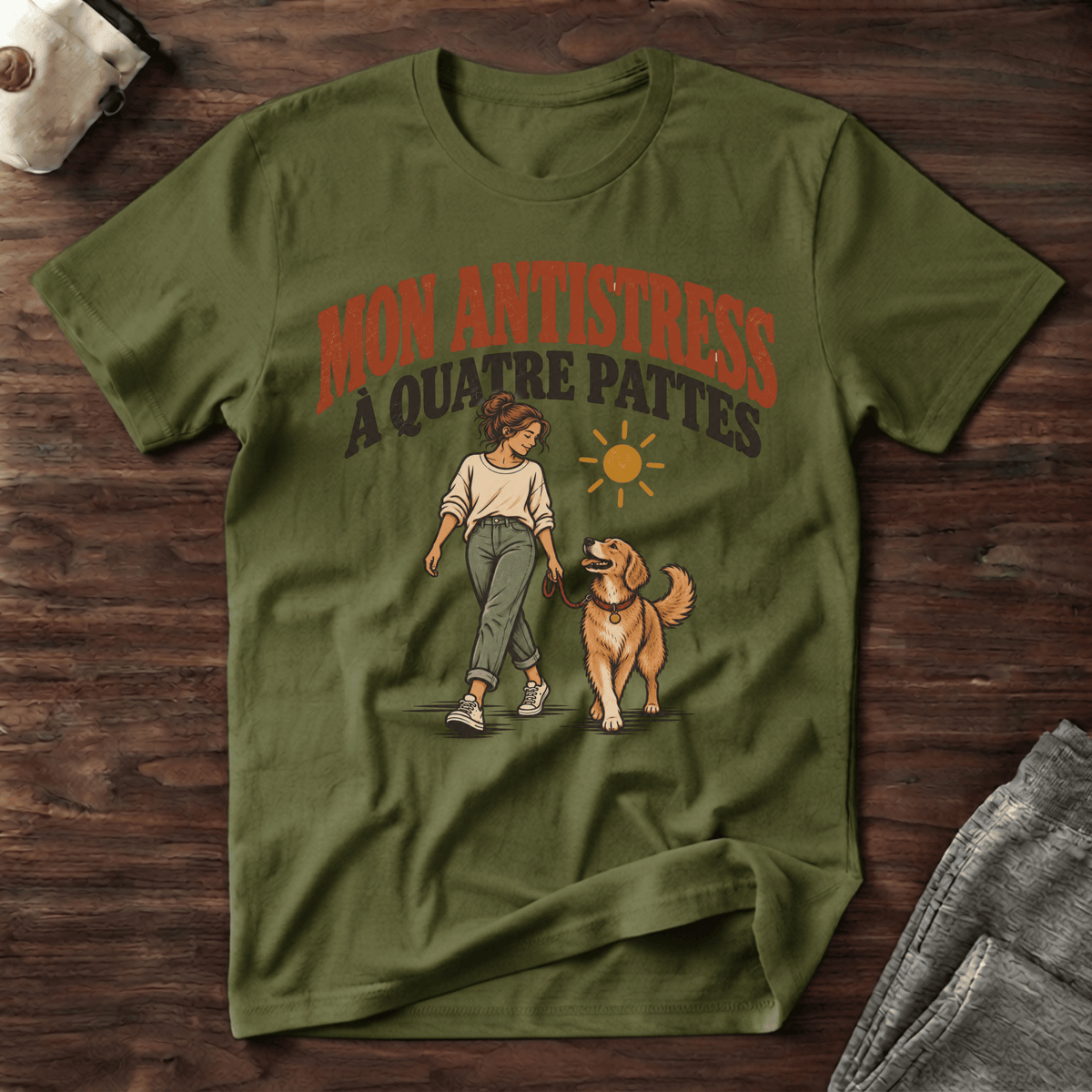Mon antistress à quatre pattes - T-Shirt