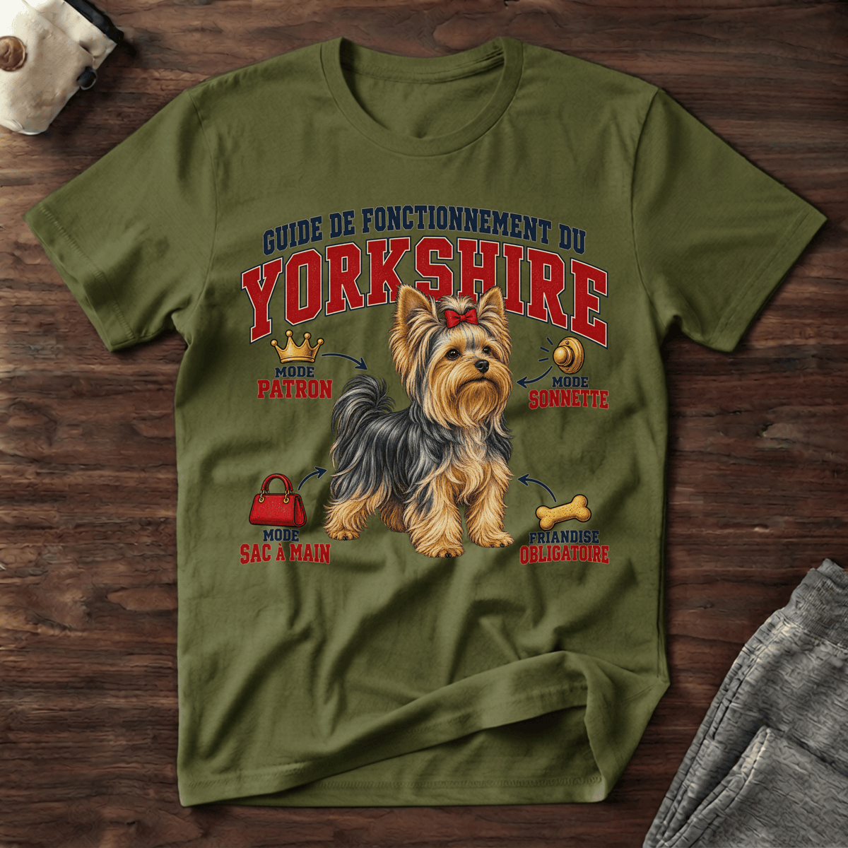 Guide de Fonctionnement du Yorkshire - T-Shirt