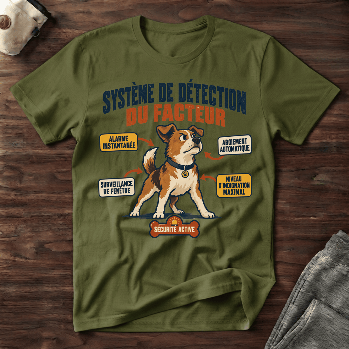 Système de détection du facteur - T-Shirt