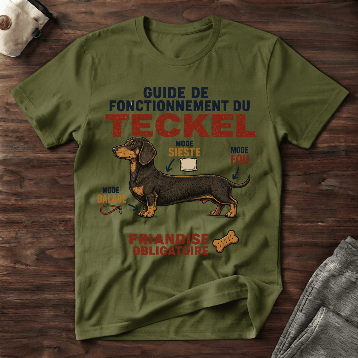 Guide de fonctionnement du TECKEL - T-Shirt